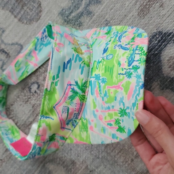 SOLD Lilly Pulitzer It's A Match Adjustable Visor Golf Tennis - Picture 6 of 8